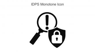 IDPS Monotone Icon In Powerpoint Pptx Png And Editable Eps Format