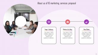 IG Marketing Services Proposal Powerpoint Presentation Slides Compatible Template