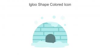 Igloo Shape Colored Icon In Powerpoint Pptx Png And Editable Eps Format