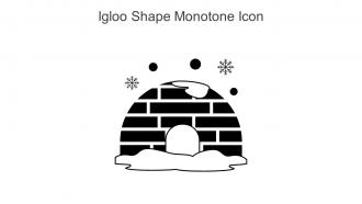 Igloo Shape Monotone Icon In Powerpoint Pptx Png And Editable Eps Format