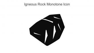 Igneous Rock Monotone Icon In Powerpoint Pptx Png And Editable Eps Format