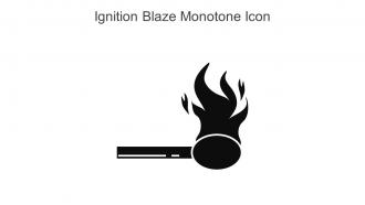 Ignition Blaze Monotone Icon In Powerpoint Pptx Png And Editable Eps Format