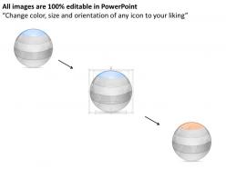 Ii five staged circular data display diagram powerpoint template