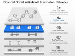 Ik financial social institutional information network powerpoint template