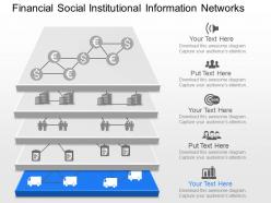 Ik financial social institutional information network powerpoint template