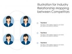 Illustration for industry relationship mapping between competitors