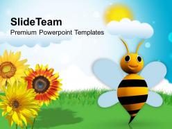 Illustration of bright sunny day powerpoint templates ppt themes and graphics 0513