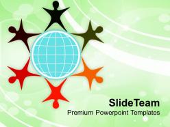 Illustration Of Diverse Community Powerpoint Templates Ppt Themes And Graphics 0113