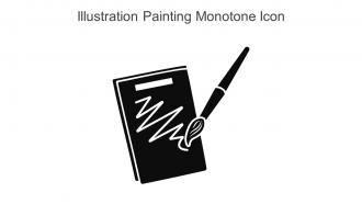 Illustration Painting Monotone Icon In Powerpoint Pptx Png And Editable Eps Format