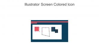 Illustrator Screen Colored Icon In Powerpoint Pptx Png And Editable Eps Format