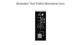 Illustrator Tool Paths Monotone Icon In Powerpoint Pptx Png And Editable Eps Format