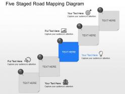 Im Five Staged Road Mapping Diagram Powerpoint Template