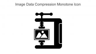 Image Data Compression Monotone Icon In Powerpoint Pptx Png And Editable Eps Format