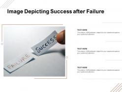 Image depicting success after failure