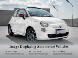 Image displaying automotive vehicles