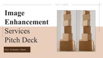 Image Enhancement Services Pitch Deck Ppt Template