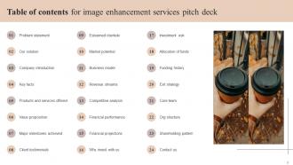 Image Enhancement Services Pitch Deck Ppt Template Engaging Analytical