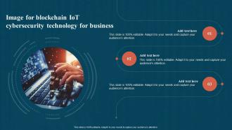 Image For Blockchain IoT Cybersecurity Technology For Business