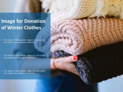 Image For Donation Of Winter Clothes