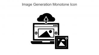 Image Generation Monotone Icon In Powerpoint Pptx Png And Editable Eps Format