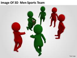 Image of 3d men sports team ppt graphics icons powerpoint