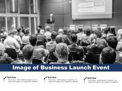 Image of business launch event
