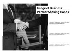 Image of business partner shaking hands