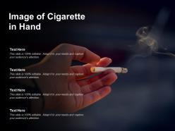 Image of cigarette in hand