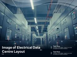 Image Of Electrical Data Centre Layout