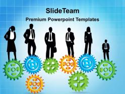 Image Of Gears Powerpoint Templates Business Ppt Slides