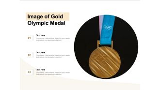 Image of gold olympic medal