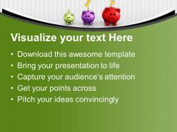 Image of increasing piggy banks powerpoint templates ppt themes and graphics 0213