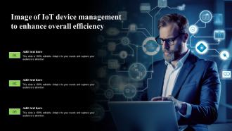 Image Of Iot Device Management To Enhance Overall Efficiency