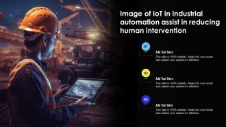 Image Of IoT In Industrial Automation Assist In Reducing Human Intervention