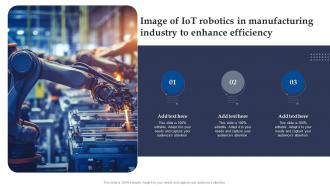 Image Of Iot Robotics In Manufacturing Industry To Enhance Efficiency