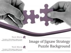 Image of jigsaw strategy puzzle background