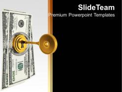 Image of locked money powerpoint templates ppt themes and graphics 0213
