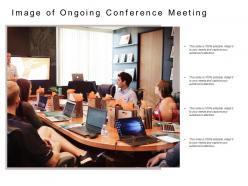 Image of ongoing conference meeting