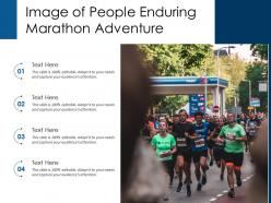 Image of people enduring marathon adventure