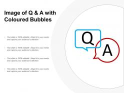 Image of q and a with coloured bubbles