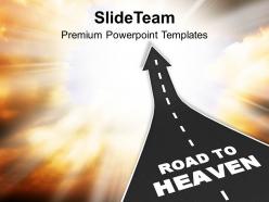 Image of road to heaven powerpoint templates ppt themes and graphics 0113