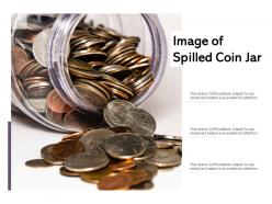 Image of spilled coin jar
