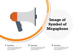 Image of symbol of megaphone