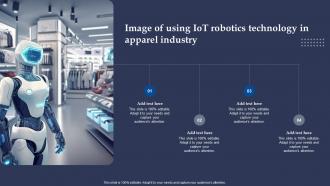 Image Of Using Iot Robotics Technology In Apparel Industry