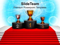 Image of winner podium powerpoint templates ppt themes and graphics 0213