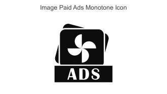 Image Paid Ads Monotone Icon In Powerpoint Pptx Png And Editable Eps Format