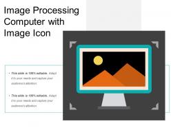 Image processing computer with image icon