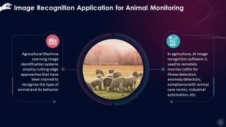 Image Recognition Application For Animal Monitoring Training Ppt