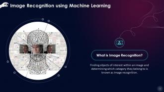 Image Recognition As An Application Of Machine Learning Training Ppt