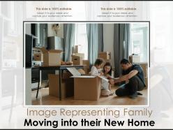Image representing family moving into their new home